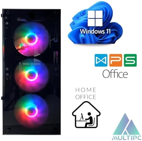 41OrJ-raXYL._AC_.jpg Computador Gamer MultiPC I5 16GB SSD 1TB NVMe RX550 Win11 Pro Ideal para Jogos, Estudos, Home Office e Edição | .br - Imagem 5
