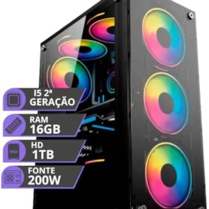 Pc Gamer Computador Cpu Intel I5 Hd 1tb Memoria Ram 16gb  .br: Computadores e Informática